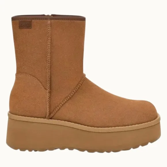 NWT | UGG Women’s Cityfunc Platform Boots Chestnut | Size 10 - Picture 1 of 5